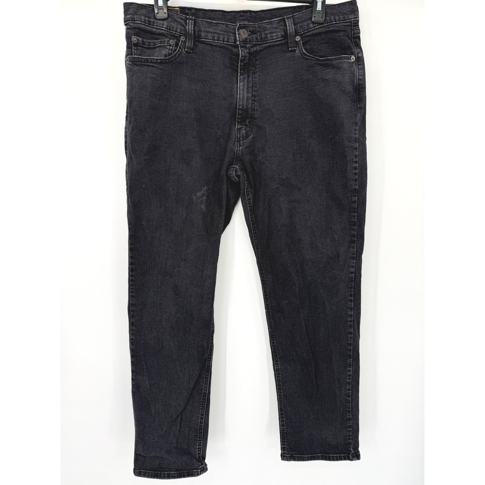 Levi's 541 Athletic Taper Jeans Mens 38x34 Black Stretch Denim 5-Pocket Pantsβ